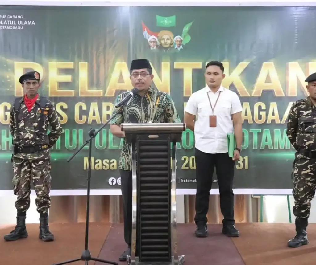 Agung Adati Wakili Walikota Kotamobagu dalam Pelantikan PCNU Periode 2026–2031