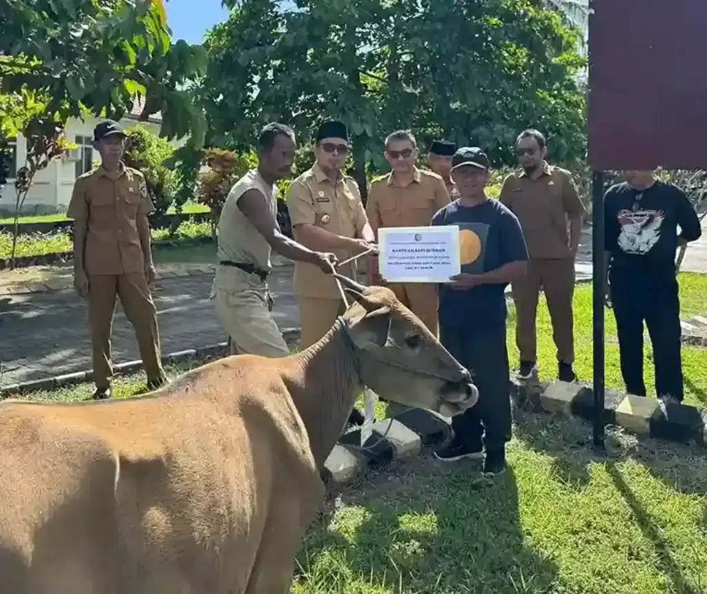 Bupati Boltara Serahkan Bantuan Hewan Kurban Idul Adha