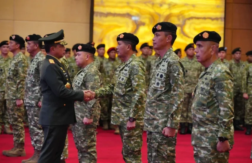 Panglima TNI Pimpin Sertijab Sejumlah Jabatan Strategis di Mabes TNI
