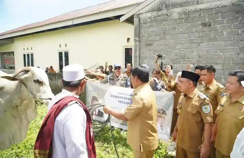Gubernur Sulut Hadiri Serah Terima Bantuan Presiden di Desa Tadoy