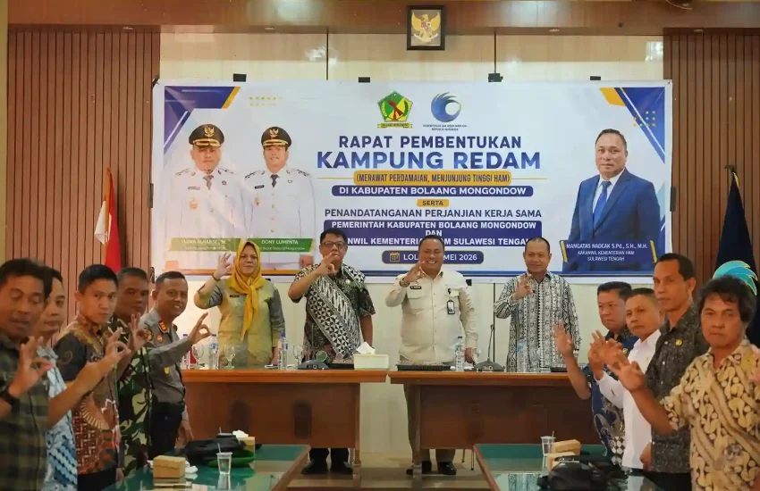 Pemkab Bolmong Perkuat Komitmen HAM Lewat Pembentukan “Kampung Redam”