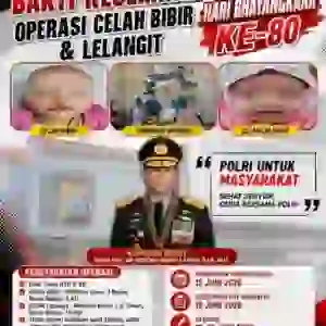 Bakti Kesehatan Polri: Operasi Celah Bibir dan Lelangit Gratis Digelar di Manado, Perayaan Hari Bhayangkara ke-80 Makin Bermakna