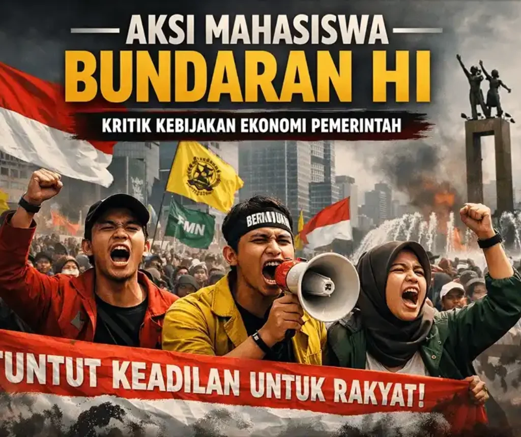 Mahasiswa Jabodetabek Bersatu: Gelar Aksi Besar di Bundaran HI, Kritik Kebijakan Ekonomi Pemerintah
