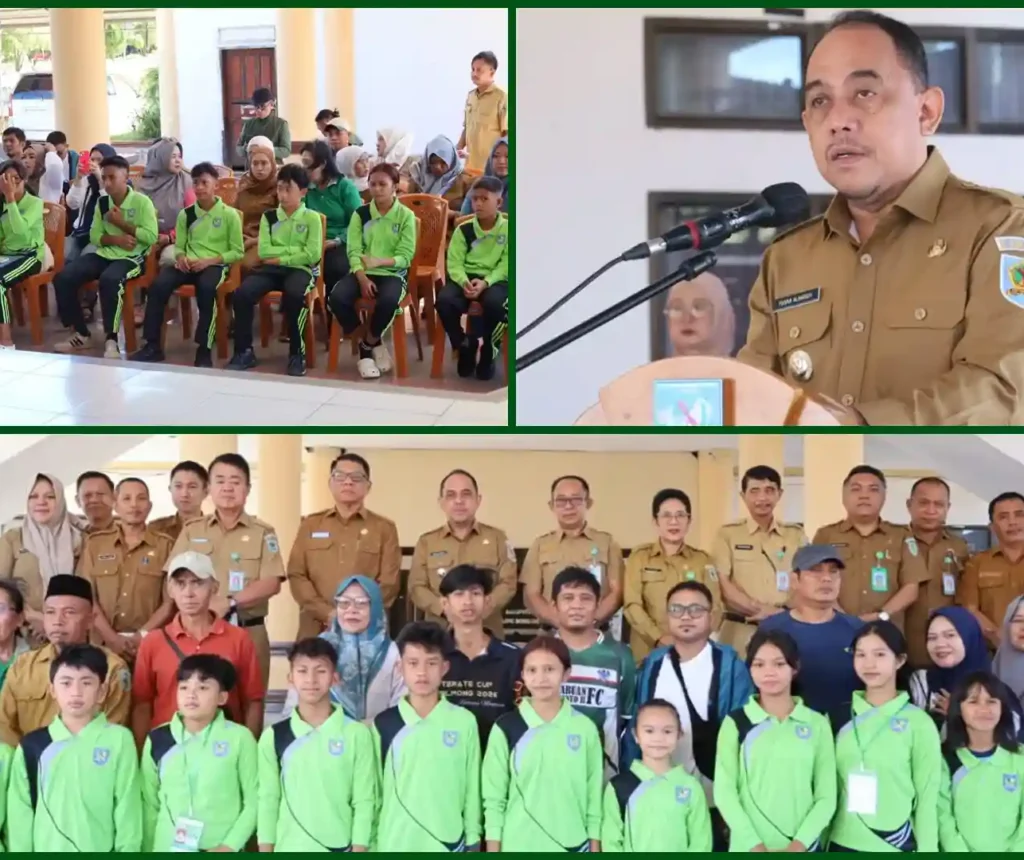 Bupati Yusra Lepas Kontingen O2SN Bolaang Mongondow