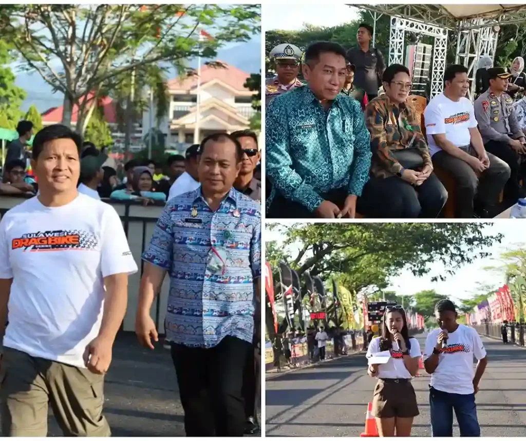 Wakil Bupati Dony Lumenta Resmikan Sulawesi Drag Series Putaran 2