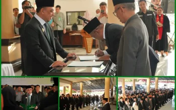 Bupati Yusra Alhabsyi Pimpin Pelantikan 59 Pejabat Struktural Pemkab Bolmong