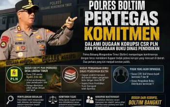 Polres Boltim Dalami Dugaan Korupsi CSR dan Pengadaan Buku BOSP