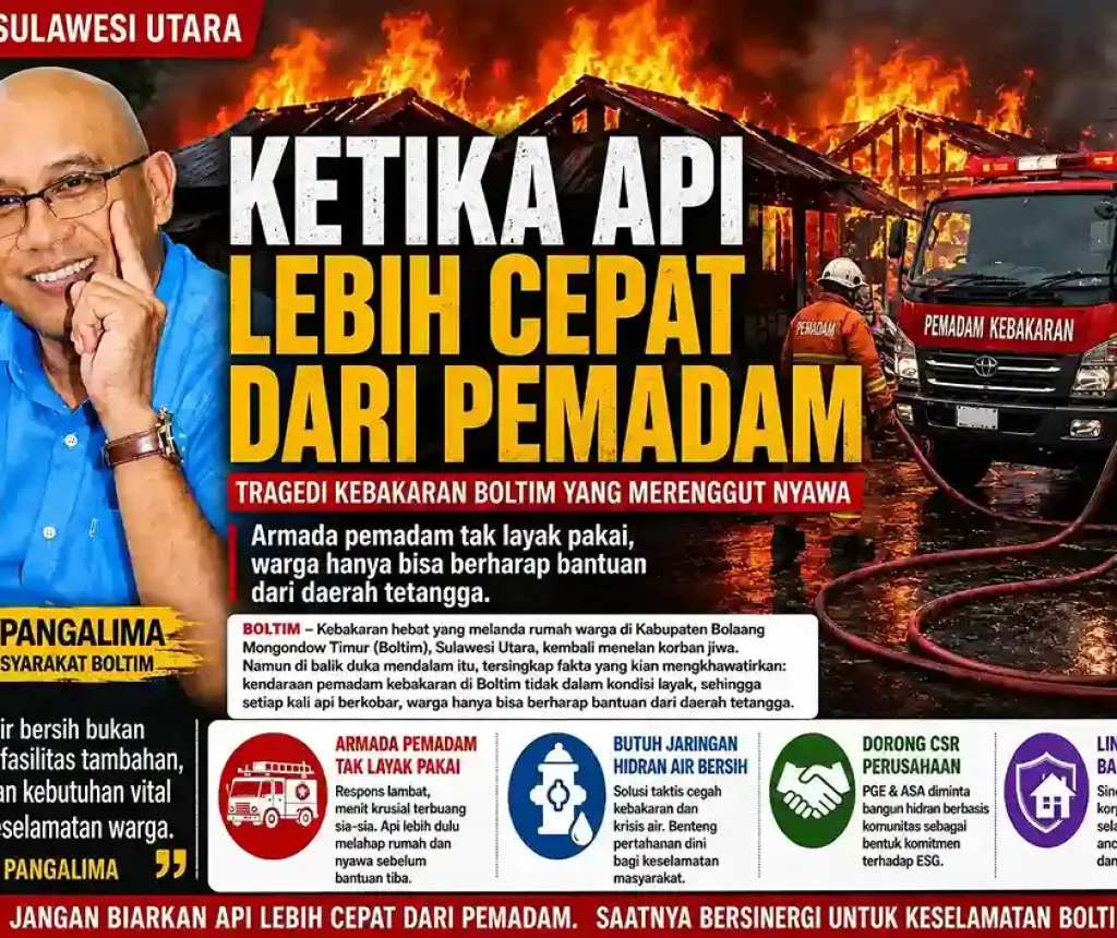 Ketika Api Lebih Cepat dari Pemadam: Tragedi Kebakaran Boltim yang Merenggut Nyawa