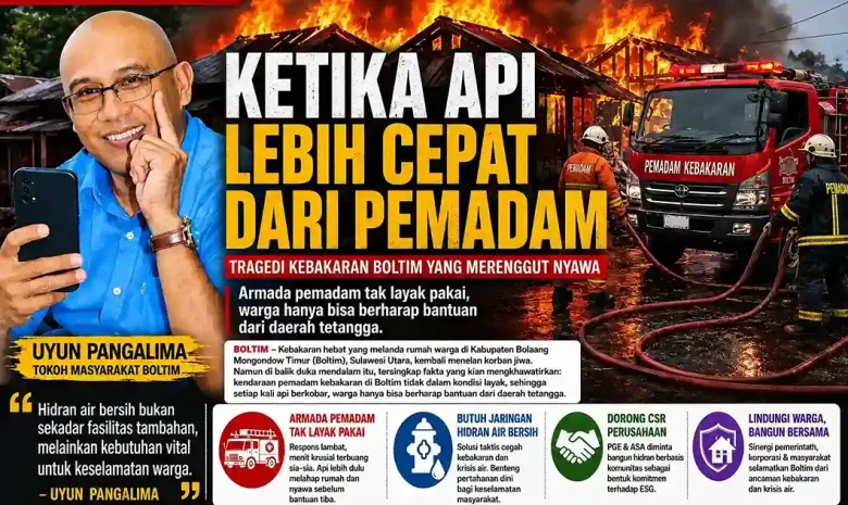 Ketika Api Lebih Cepat dari Pemadam: Tragedi Kebakaran Boltim yang Merenggut Nyawa